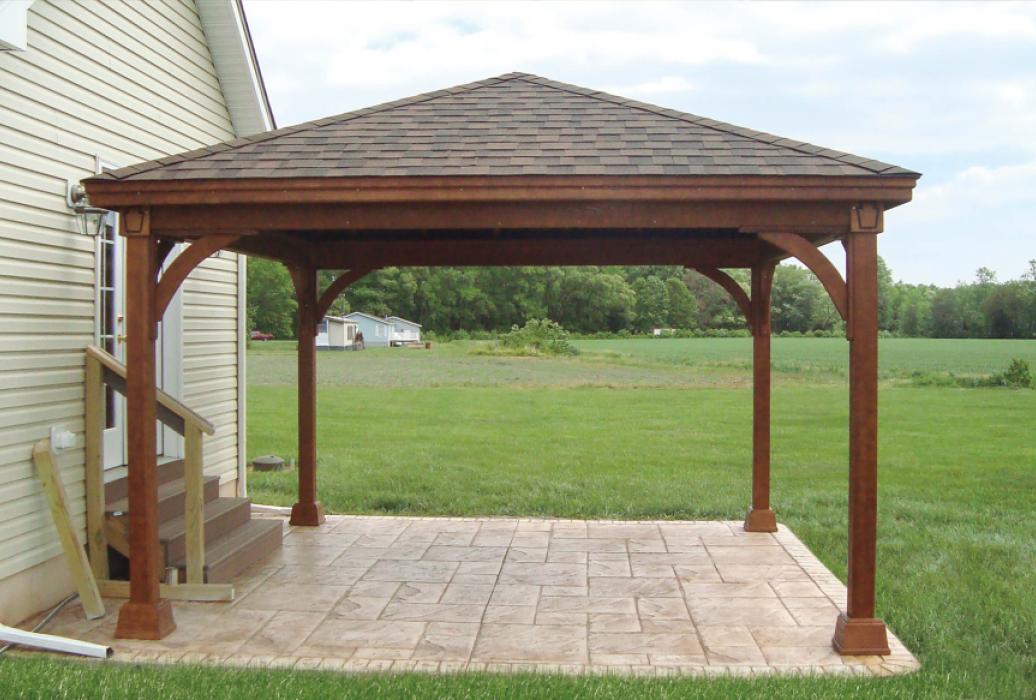 Keystone Wood Pavilion -Standard Roof-12 Keystone Wood Pavilion -Standard Roof-12