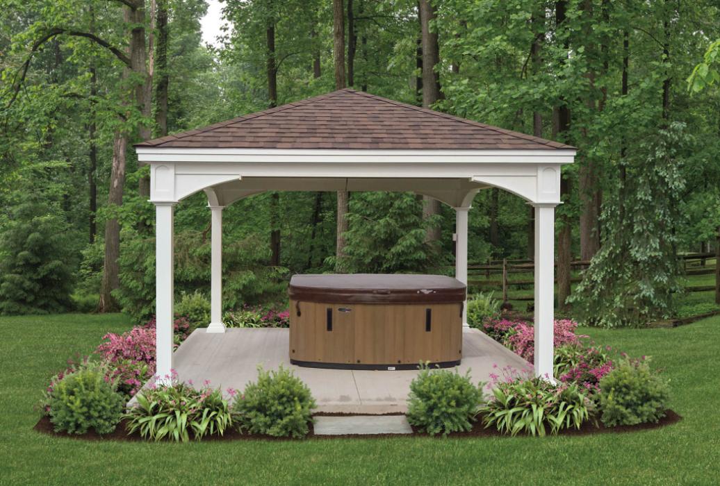 Manor Vinyl Pavilion -Standard Roof-6 Manor Vinyl Pavilion -Standard Roof-6