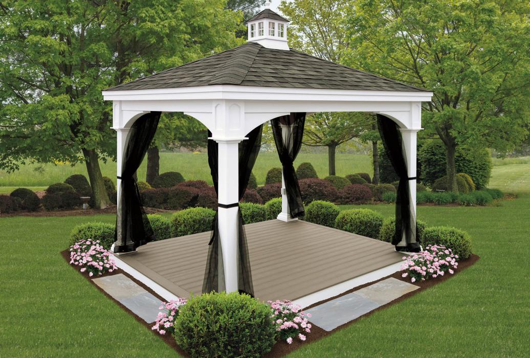 Manor Vinyl Pavilion -Standard Roof-7 Manor Vinyl Pavilion -Standard Roof-7