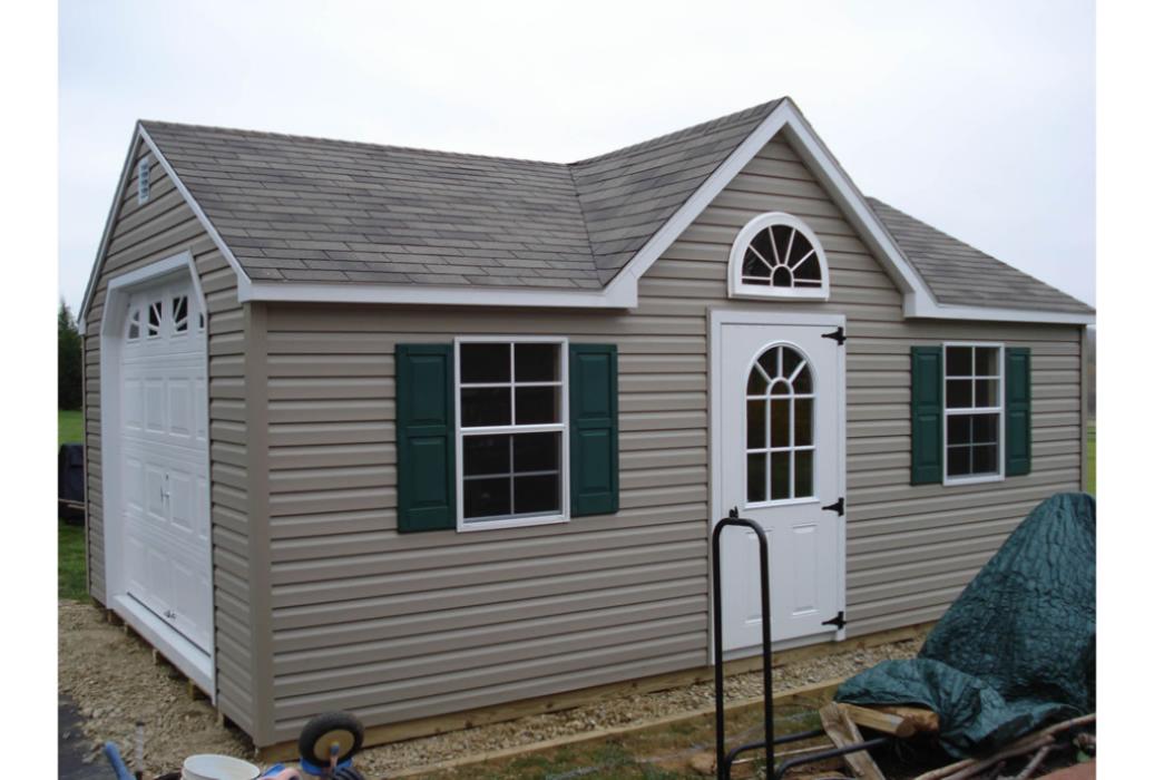Standard Vinyl Victorian Single Car Garage Lancaster County Barns