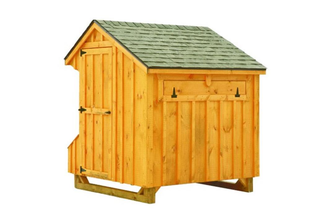 Quaker Chicken Coop Q56 Back