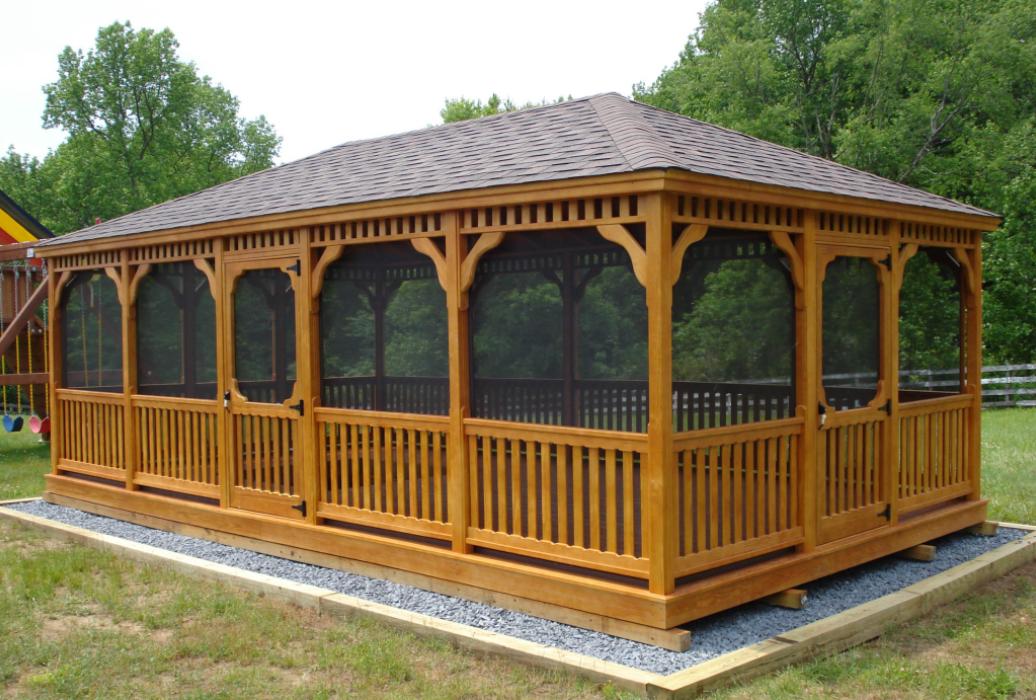 rectangle wood gazebo rectangle wood gazebo