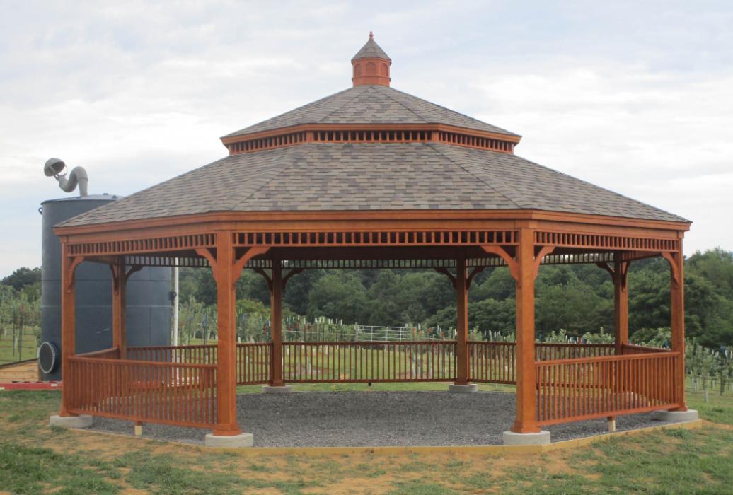 Victorian wood gazebo-32'