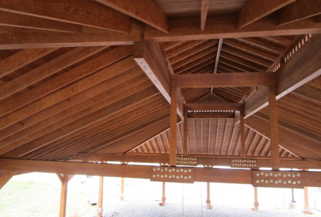 40 x 60 Keystone Pavilion-Ceiling underside