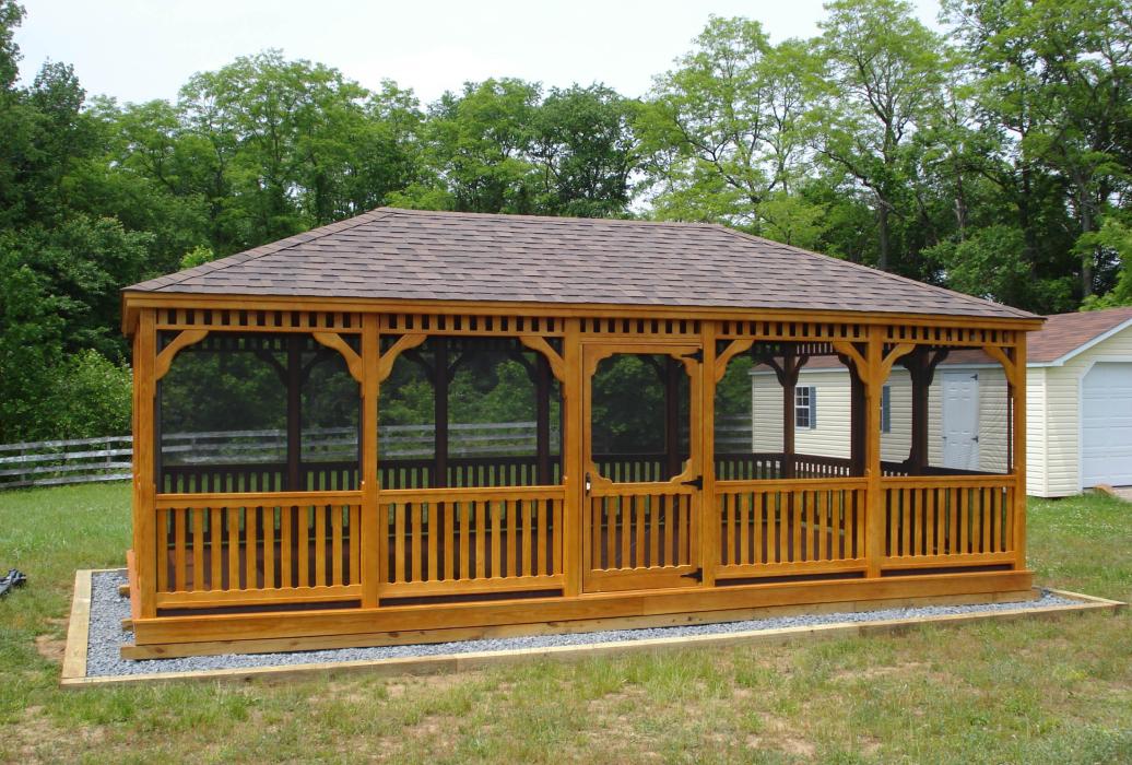 rectangle wood gazebo-3 rectangle wood gazebo