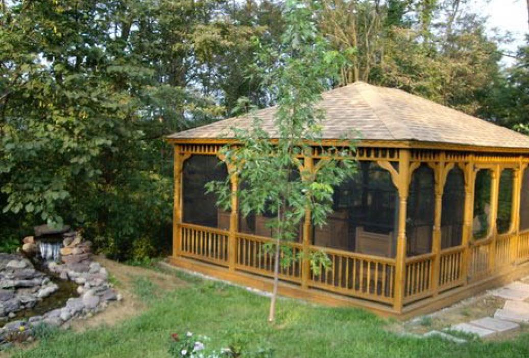 rectangle wood gazebo-8 rectangle wood gazebo