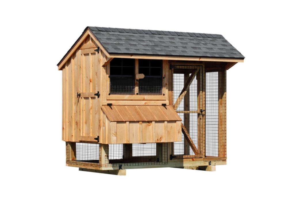 4'x8' Combo Chicken Coop & Run (Q48C) Lancaster Barns