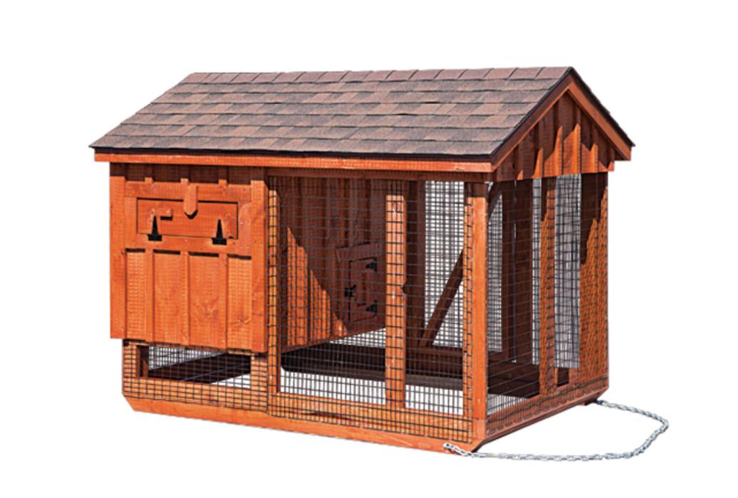 5'x7' Combo Chicken Coop & Run (A57C) | Lancaster Barns