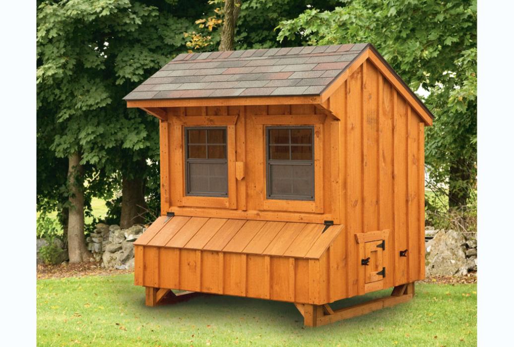 4'x6' High Wall Quaker Chicken Coop (Q46H) | Lancaster Barns