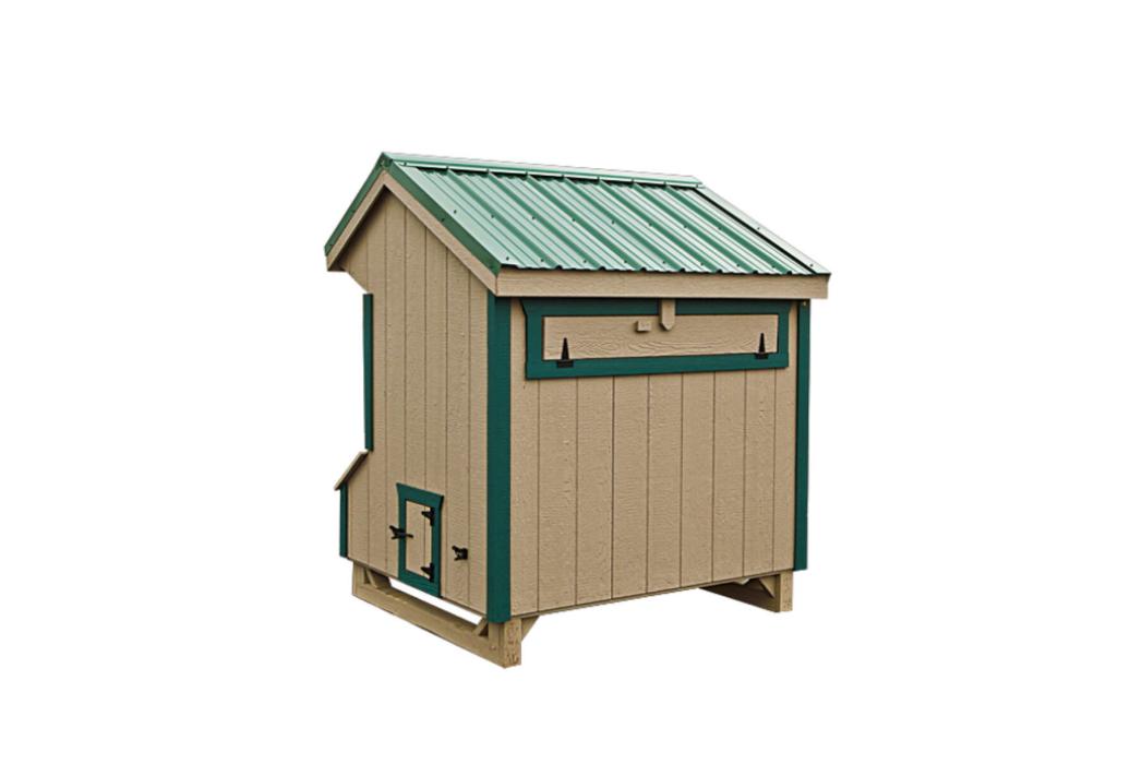 4'x6' High Wall Quaker Chicken Coop (Q46H) | Lancaster Barns
