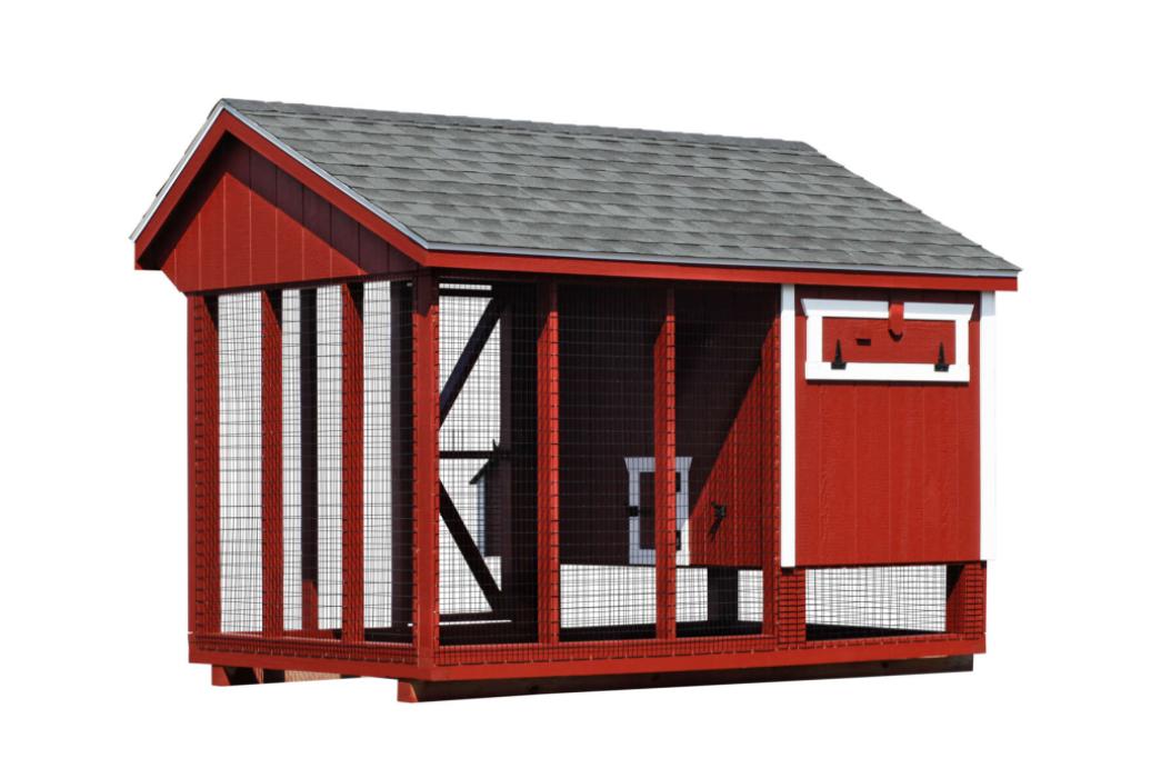 6'x10' Combo Chicken Coop & Run (Q610C) | Lancaster Barns