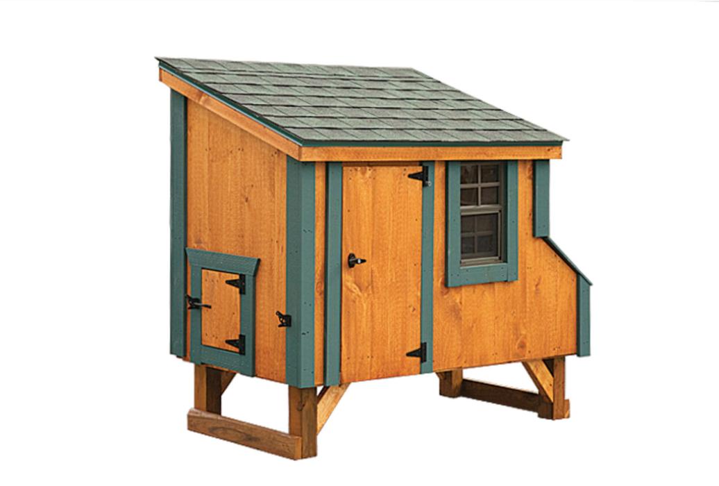  3 x5 Lean-To Chicken Coop L35 Lancaster County Barns