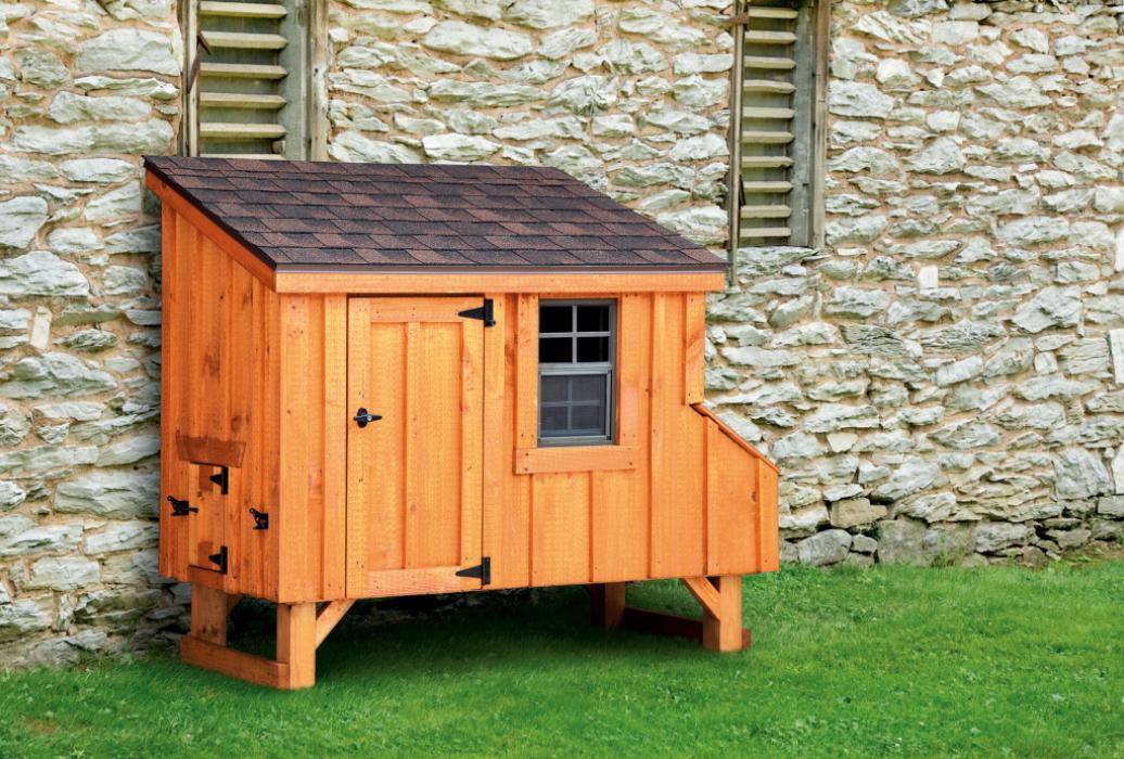 3'x5' LeanTo Chicken Coop (L35) Lancaster County Barns