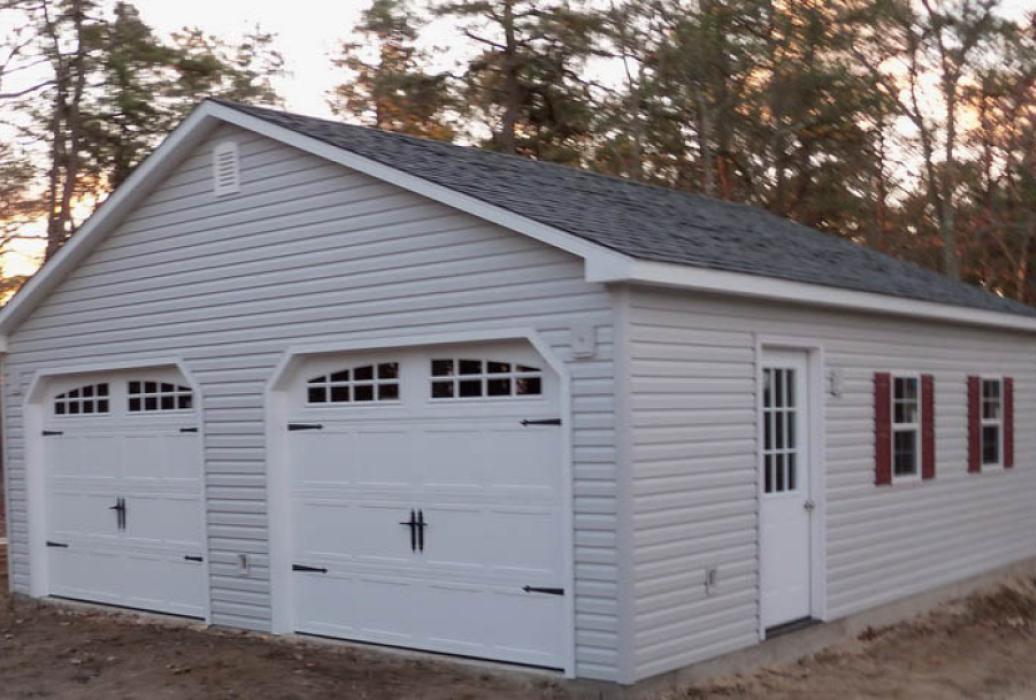 Custom Vinyl A Frame One Story Garage Lancaster County Barns