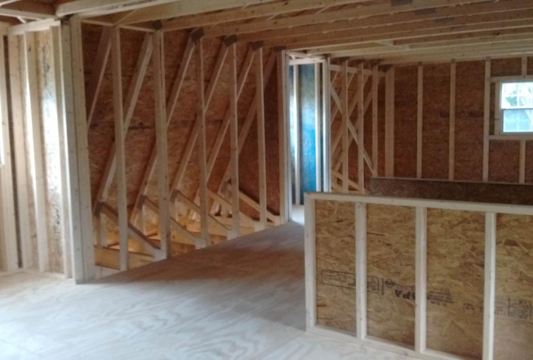 GALLERY 15-1 inside of double two story garage