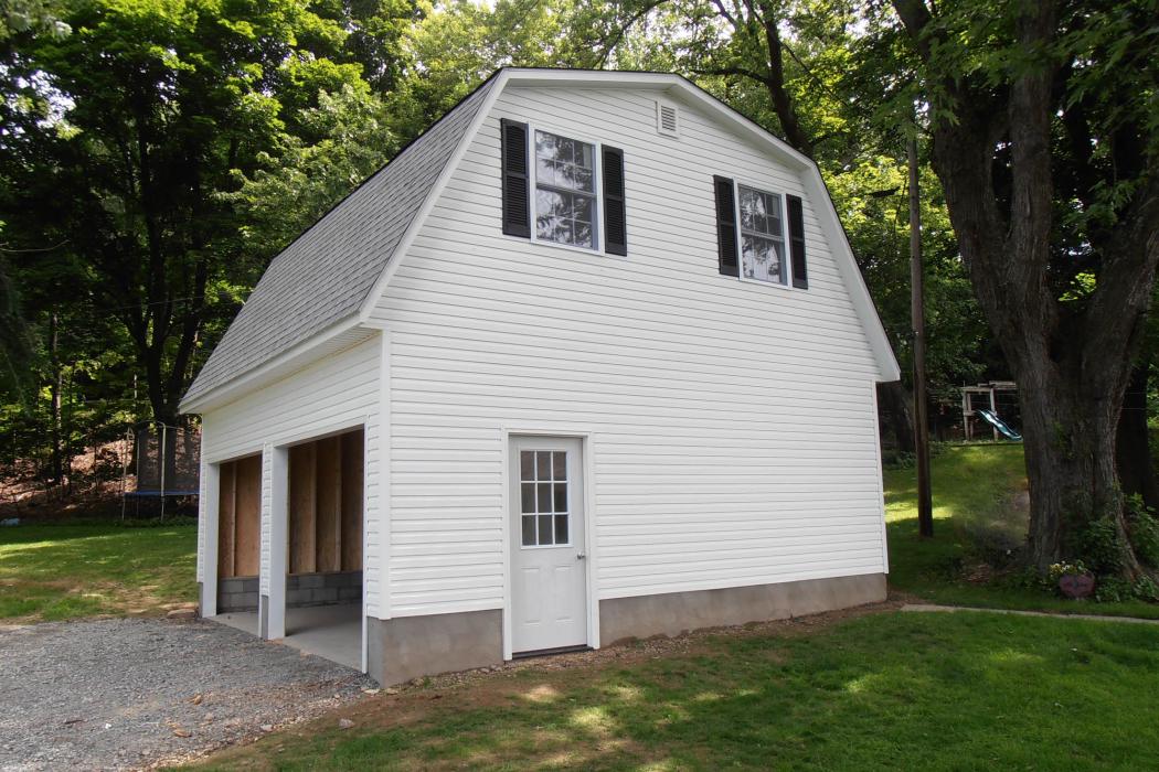 Custom Gambrel Two Story Garages | Lancaster County Barns