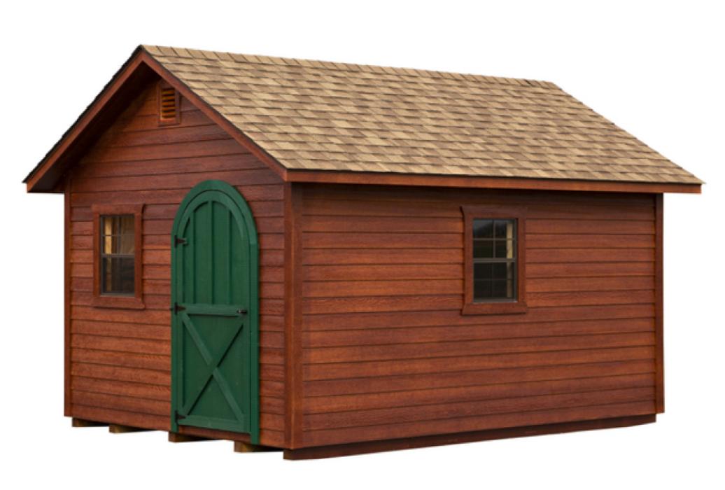 10x14 Manor shed with lapp siding