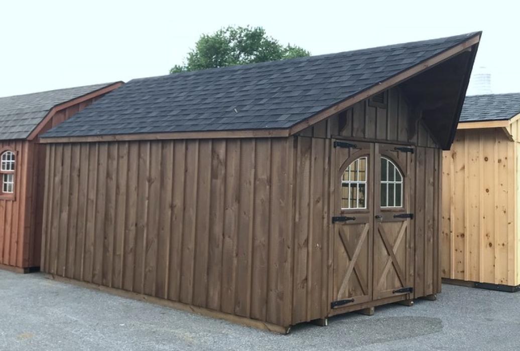 Cape Cod Chalet Board and Batten A frame Cape Cod Chalet shed