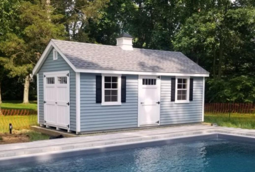 6132 Vinyl New England Classic Cape Cod Shed