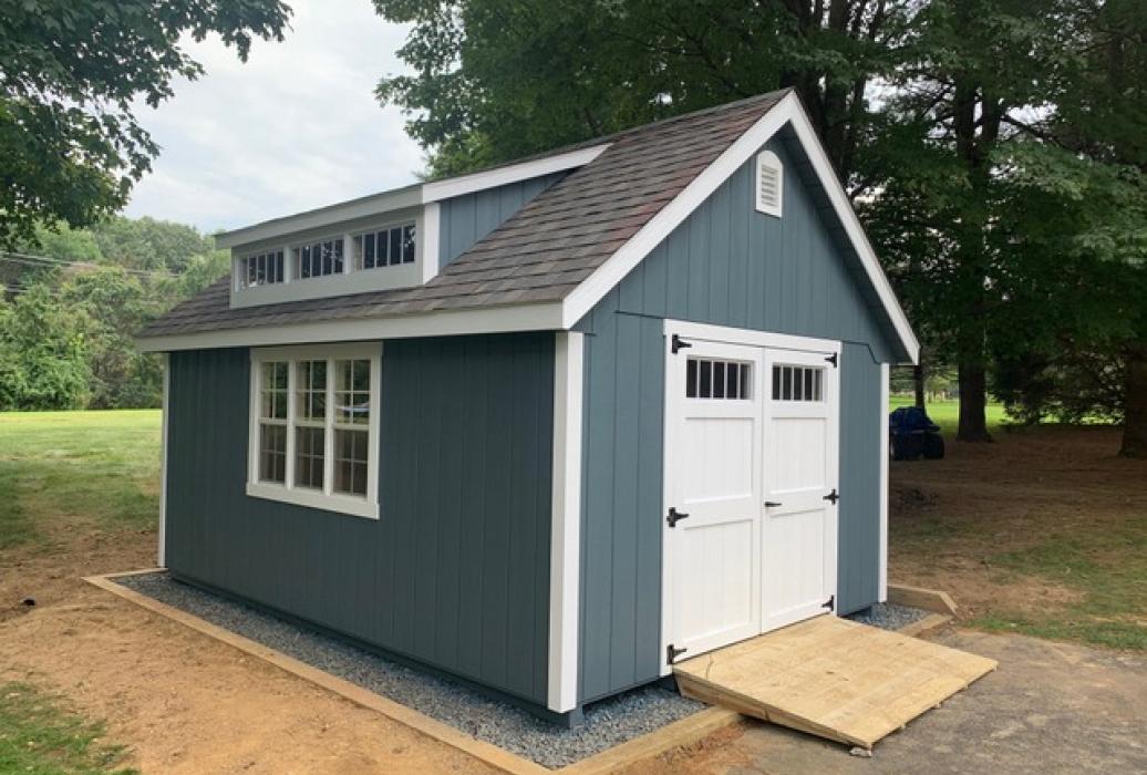 6393 12x16 on site assembled with taller walls 6393 12x16 on site assembled with taller walls