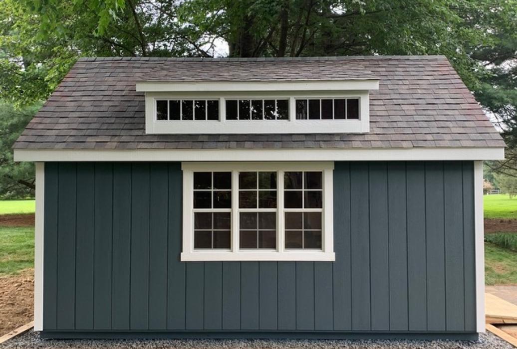 6393 -2 12x16 on site assembled with taller walls 6393 -2 12x16 on site assembled with taller walls