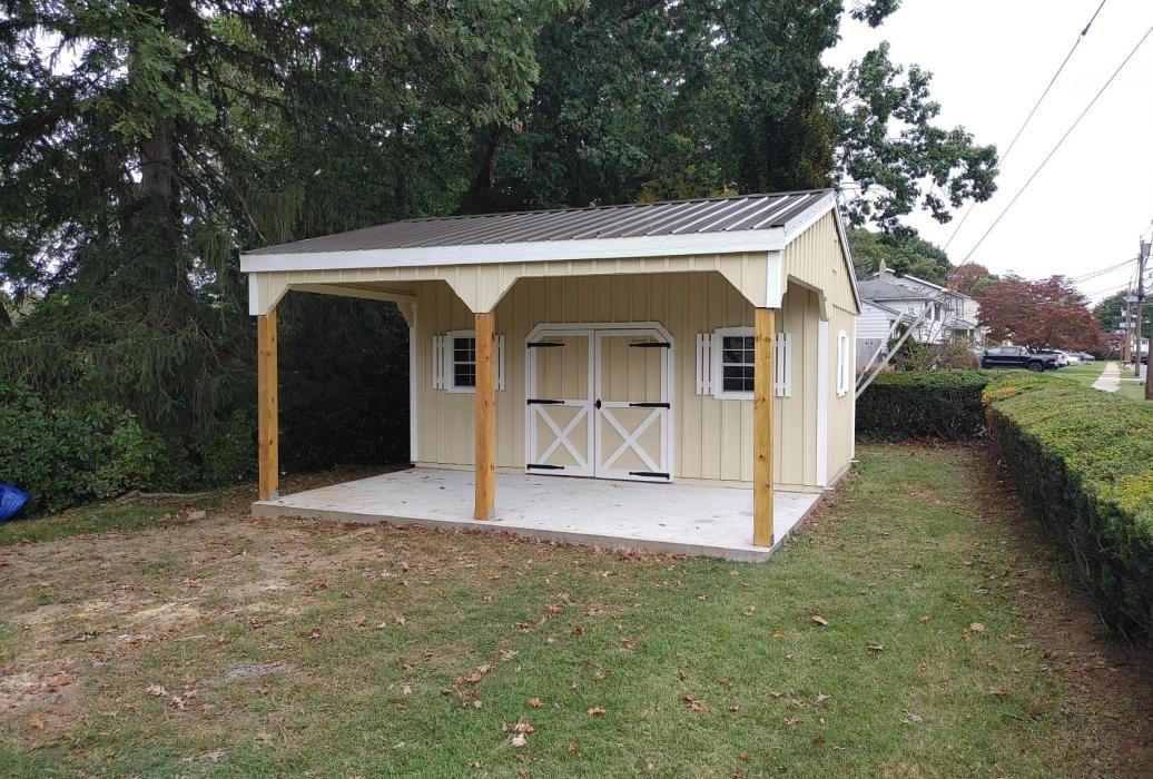custom board and batten shed with overhang custom board and batten shed with overhang