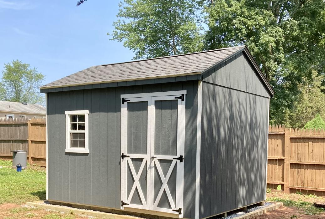 standard aframe shed