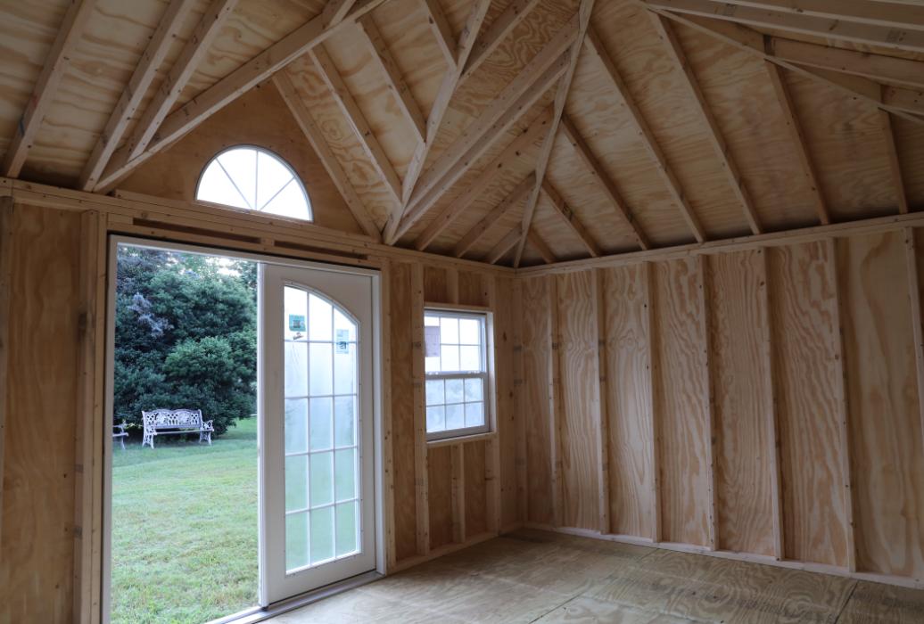 12' wide x16' long - hip style roofline with reverse dormer-2