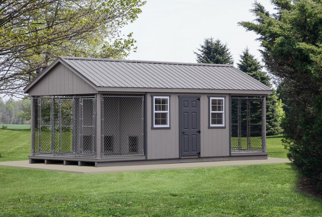 12x24 6 Run Metal roof front