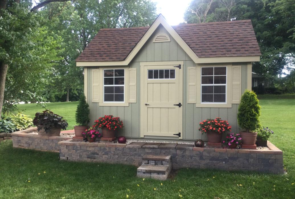 T1-11 Classic Victorian: 10' x 14' -with 6' taller walls and 9/12 pitch roof