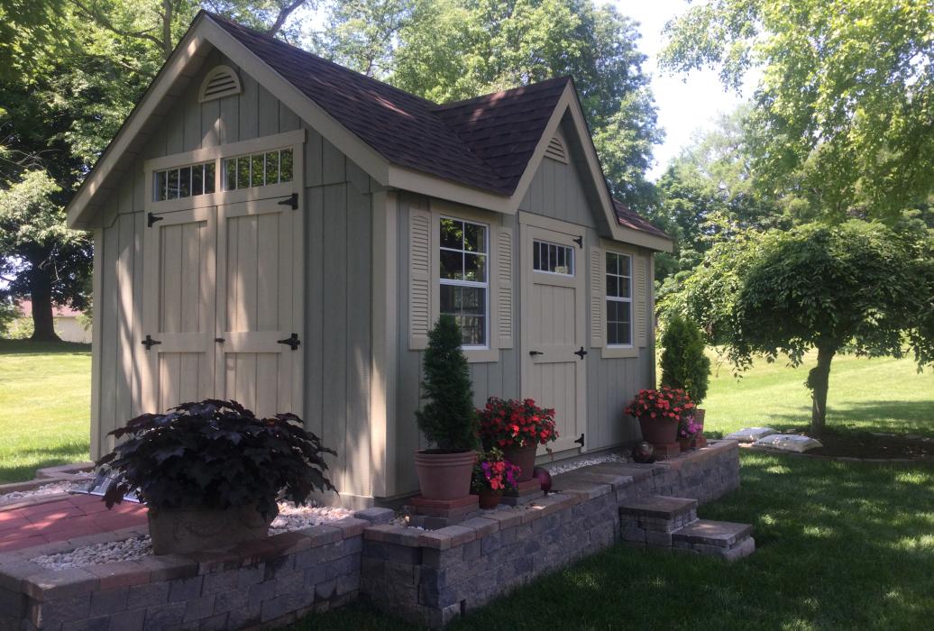 T1-11 Classic Victorian: 10' x 14' -with 6' taller walls and 9/12 pitch roof