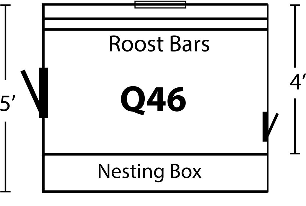 4'x6' High Wall Quaker Chicken Coop (Q46H) | Lancaster Barns