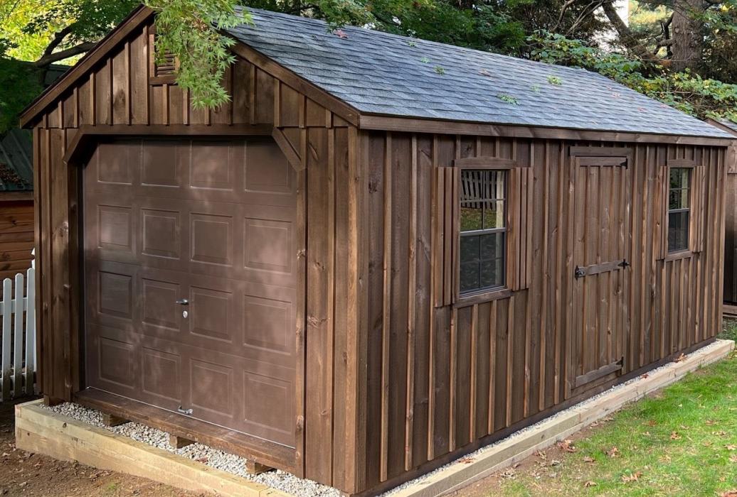 12 x 20 Standard Board & Batten A-Frame Garage #8317 12 x 20 Standard Board & Batten A-Frame Garage #8317