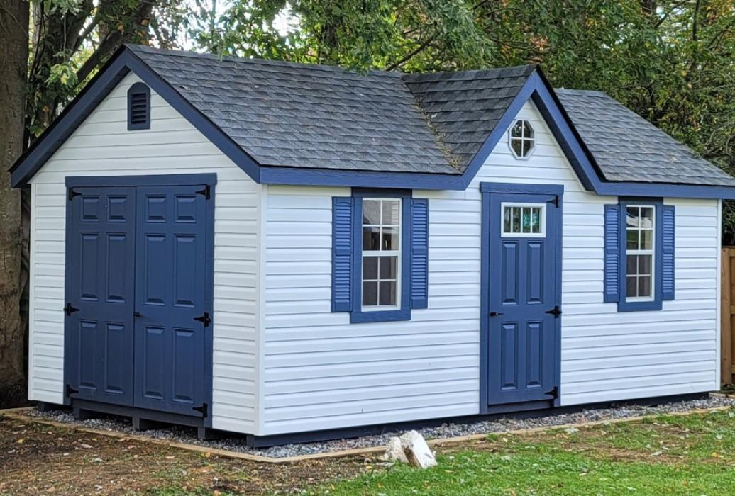10 x 20 Classic Vinyl Victorian Shed #6722 10 x 20 Classic Vinyl Victorian Shed #6722