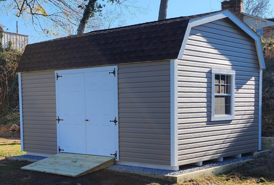 12 x 16 Dutch Barn Shed (Vinyl) #8351 12 x 16 Dutch Barn Shed (Vinyl) #8351
