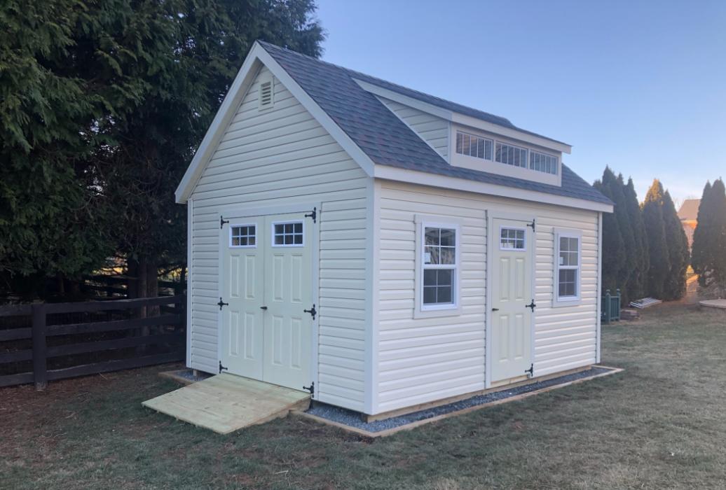 Classic: Deluxe Cape Cod Shed: 12' x 16' - Build On Site