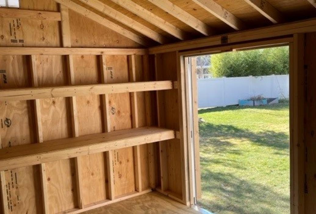 Custom shelves available