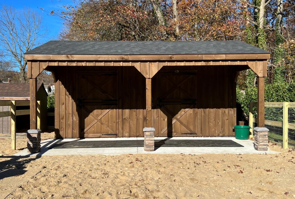 BOARD & BATTEN SHED ROW - 10' X 20' WITH 8' OVERHANG -3 BOARD & BATTEN SHED ROW - 10' X 20' WITH 8' OVERHANG -3