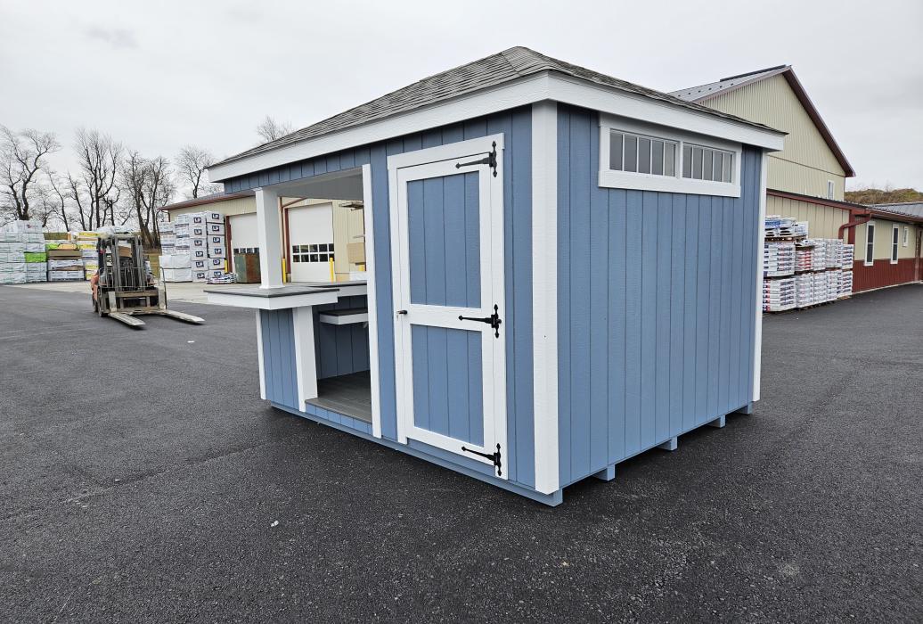 Custom Hip roof with service bar rear and side view. Custom Hip roof with service bar rear and side view.