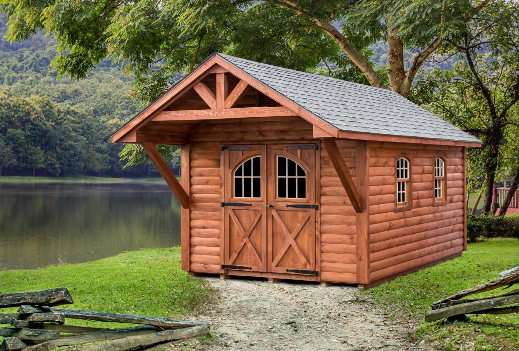 covered bridge overhang on manor shed covered bridge overhang on manor shed