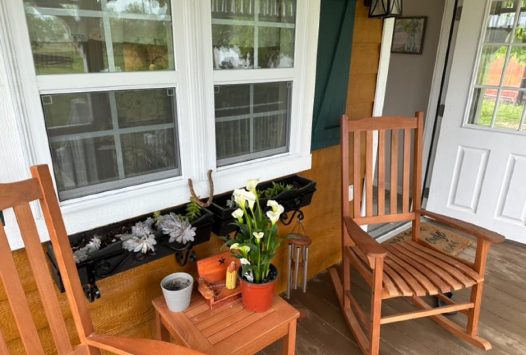 porch of guest house