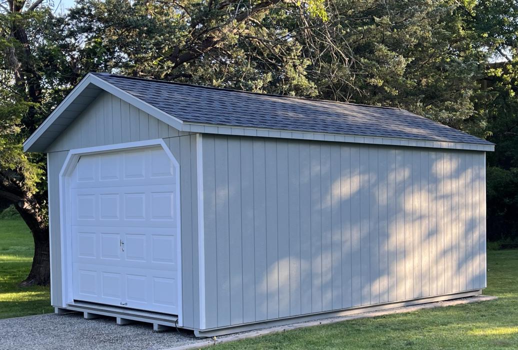 Standard T1-11: A-Frame Single Car Garage | Lancaster Barns