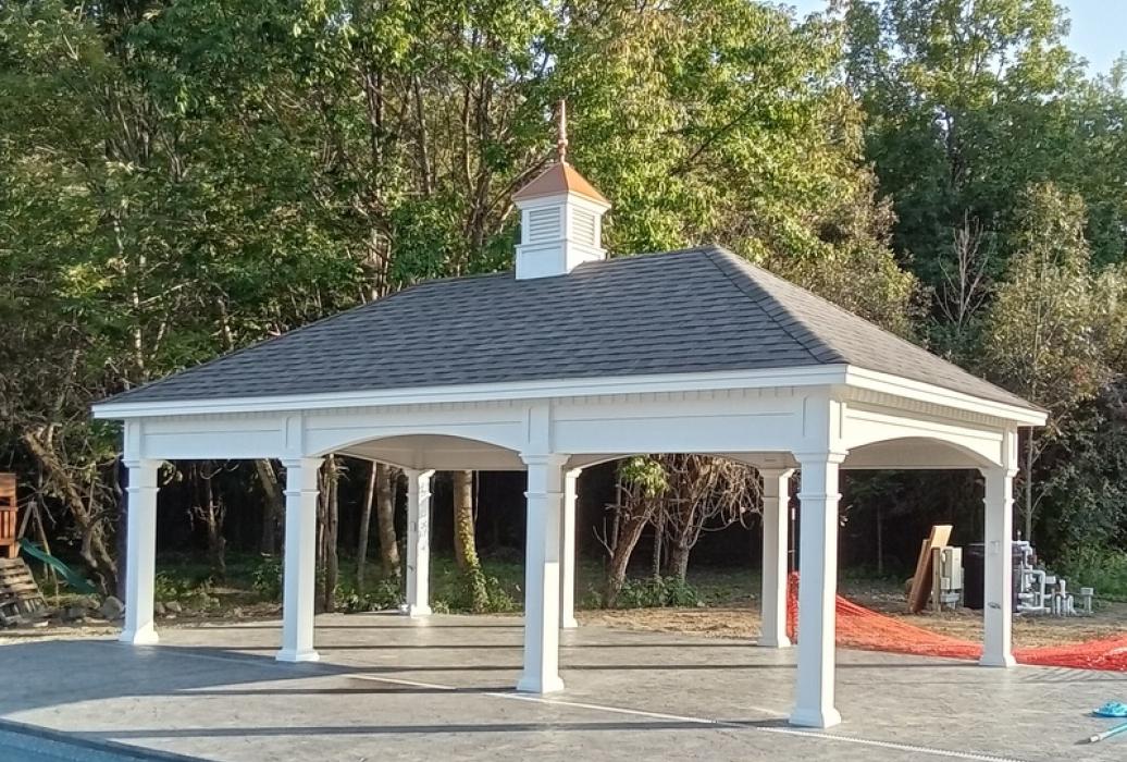 16×28 Hampton Vinyl Pavilion 16×28 Hampton Vinyl Pavilion
