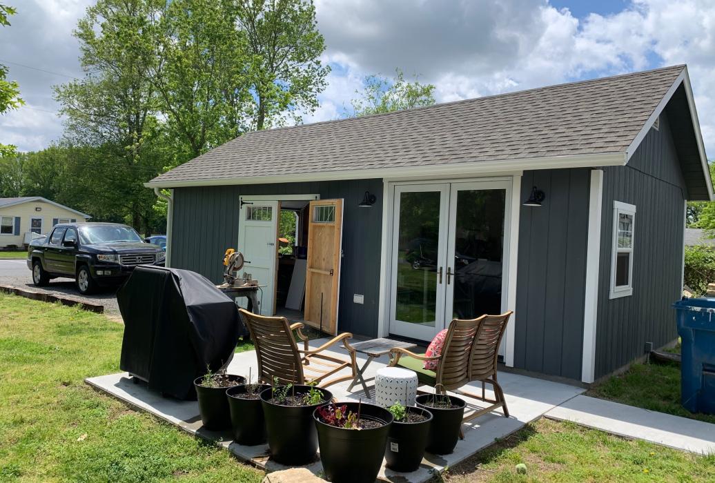 T1-1 aframe man cave shed