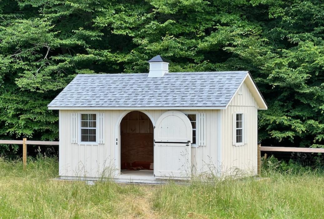 8870 CLASSIC MANOR SHED: 10' X 18': with custom dutch door 8870 CLASSIC MANOR SHED: 10' X 18': with custom dutch door