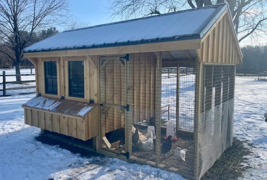 7' X 12' COMBO CHICKEN COOP AND RUN (Q712C) 7' X 12' COMBO CHICKEN COOP AND RUN (Q712C)