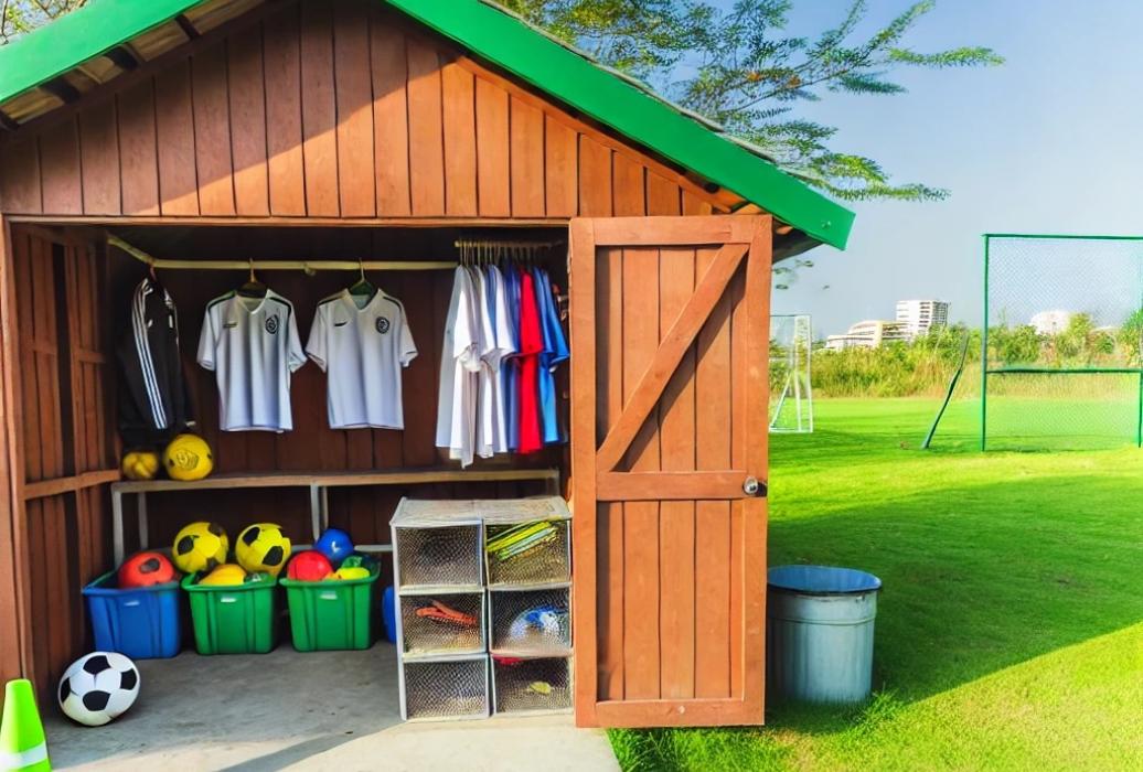 shed for sports equipment