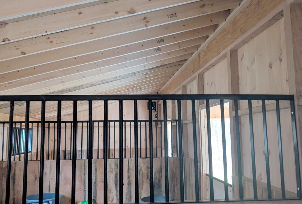 View in stall looking at front.