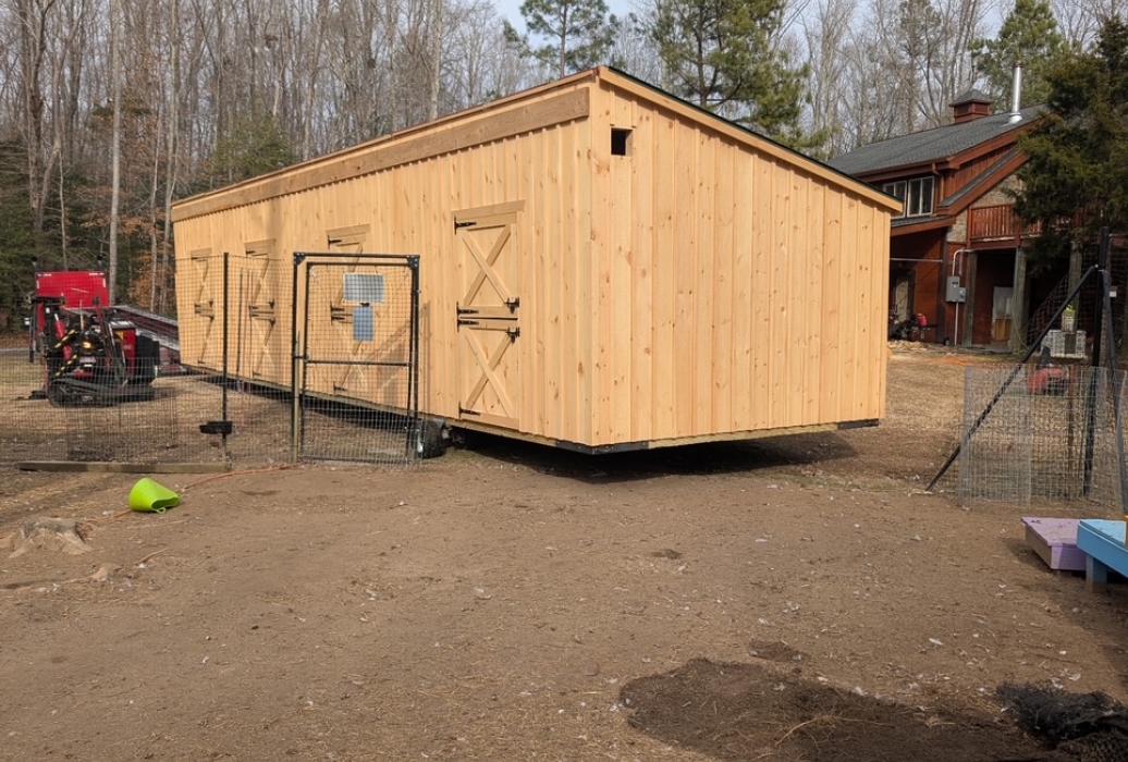 delivery with shed mover