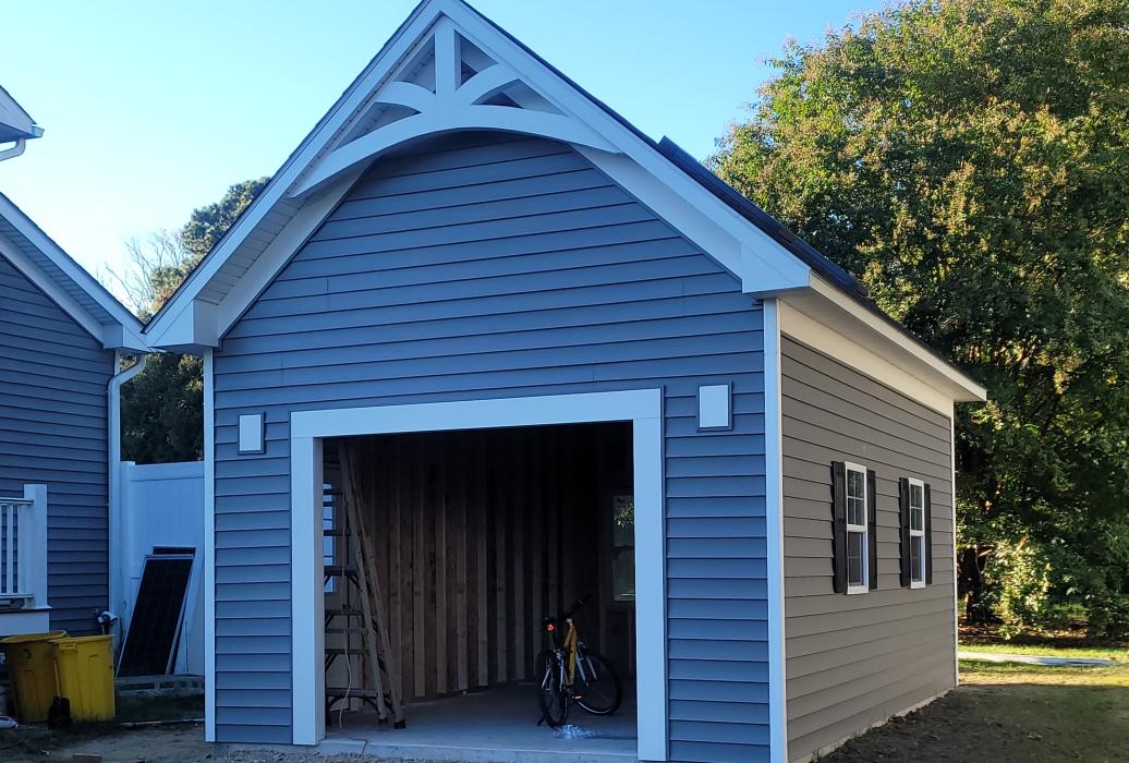 Custom customer provided gable end trim